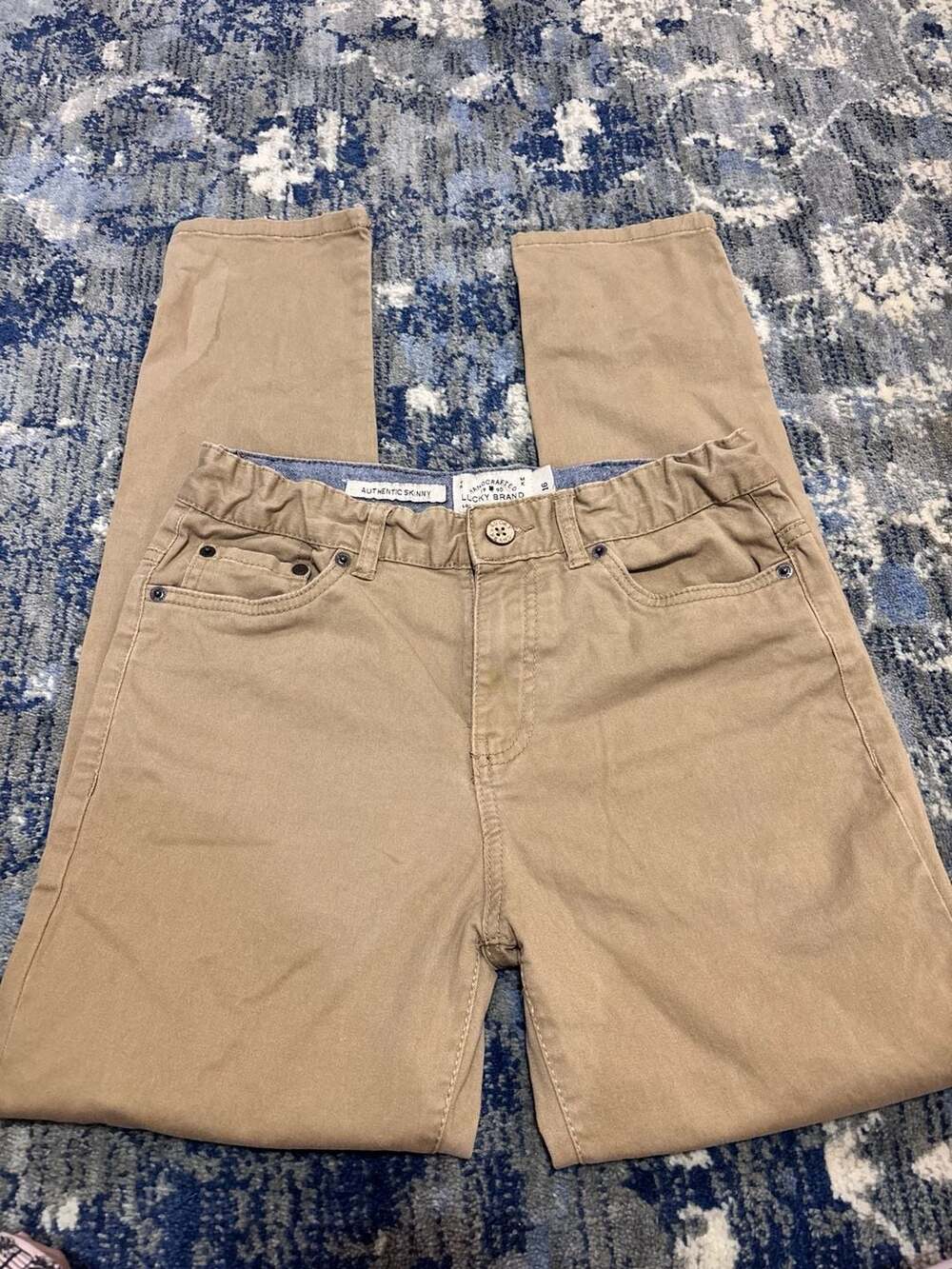 Lucky Brand Authentic Skinny Size 16 Khaki Pants